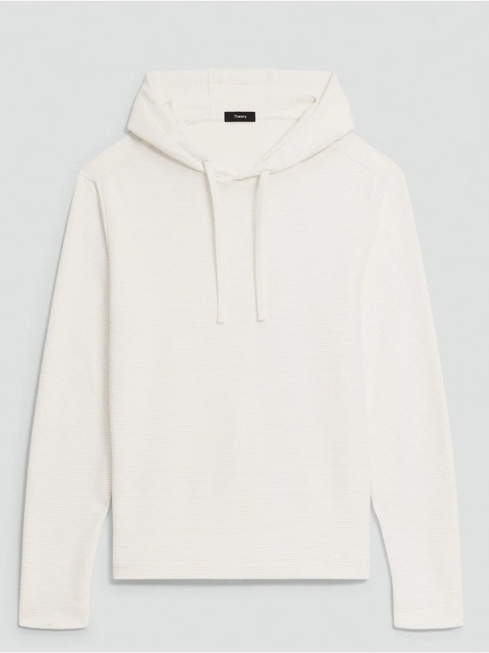 Theory Men's Waffle-Knit Pullover Hoodie